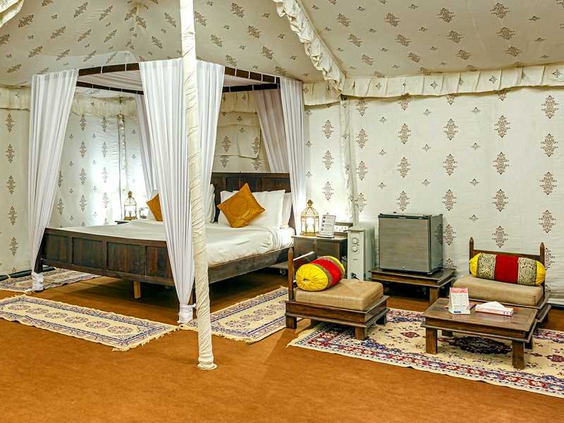 tent city Super Rajwadi AC accommodation in rann of kutch